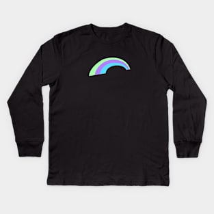 Pastel Rainbow Kids Long Sleeve T-Shirt